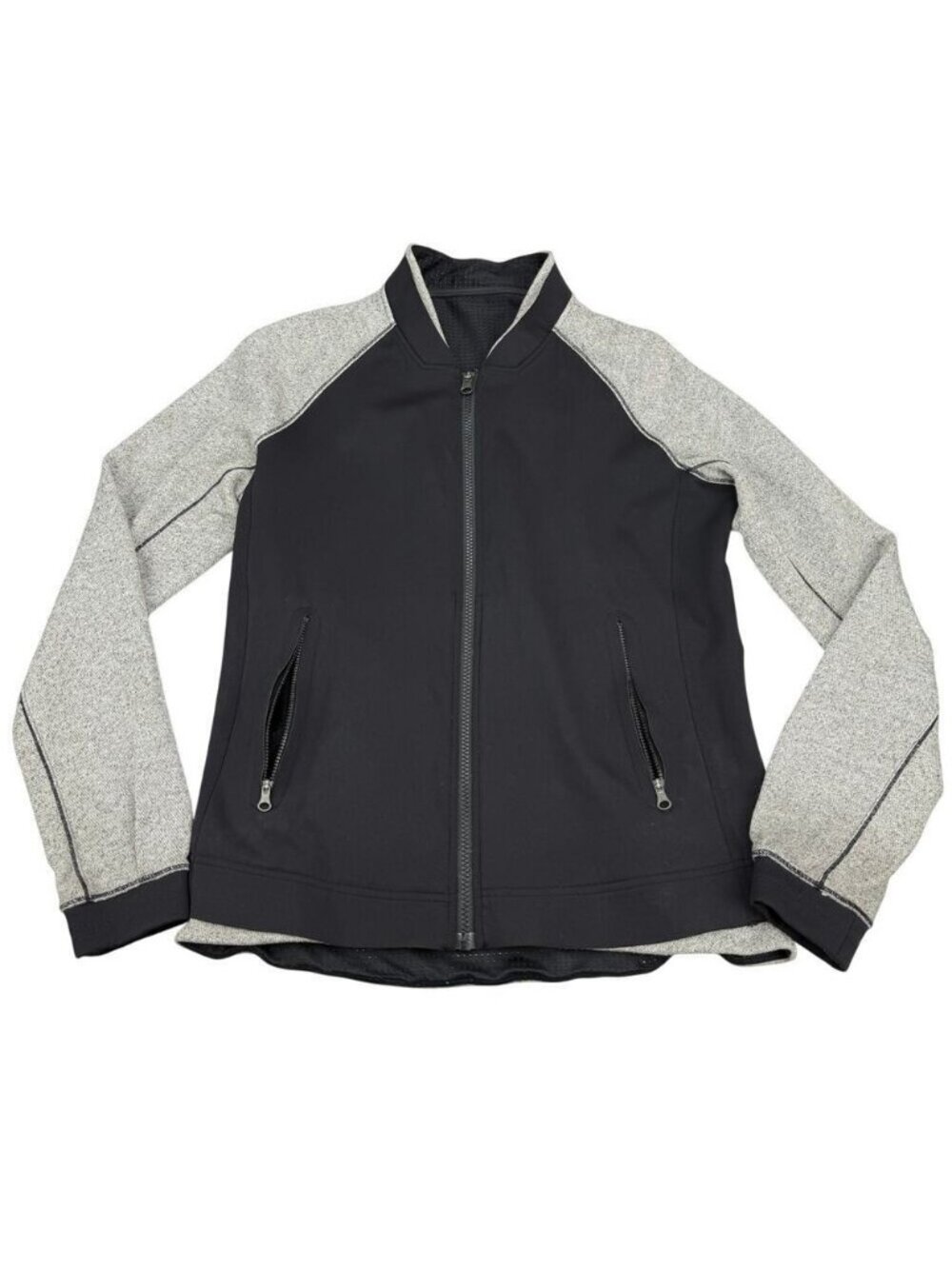 Lululemon Var-City Lightweight Bomber Jacket In Black / Heathered Black - Picture 6 of 11